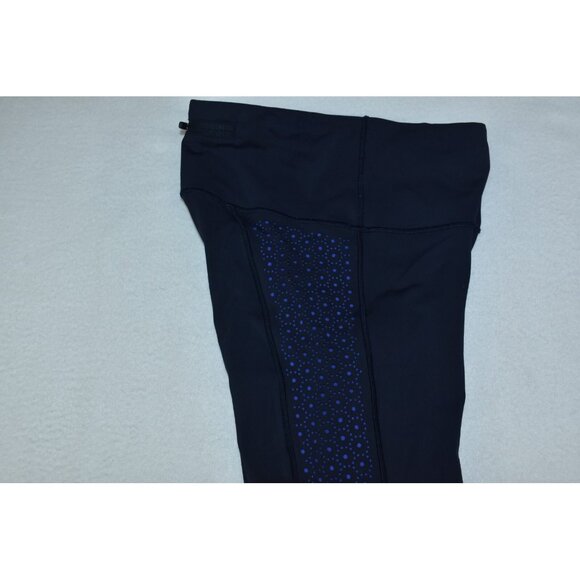 Lululemon Colour Me Quick Women's Leggings Size 4 Navy Blue Nulux 7/8 Tight 25" - Picture 15 of 16